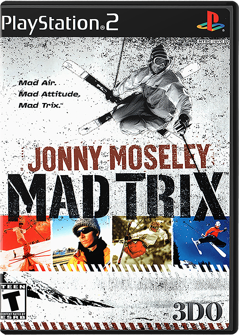 Jonny Moseley Mad Trix box art for Playstation 2
